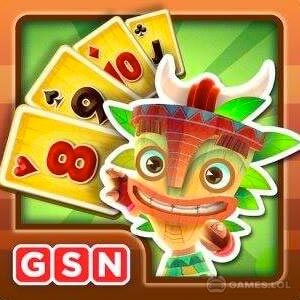 Play Tiki Solitaire TriPeaks on PC